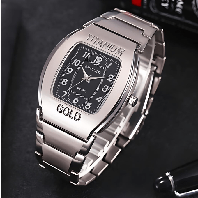LUXURY TITANIUM GOLD WATCH