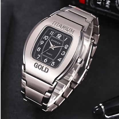 LUXURY TITANIUM GOLD WATCH