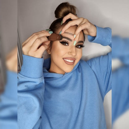مجموعة تشكيل الحواجب المقاومة للماء لرسم حواجب مثالية في 3 ثوان 