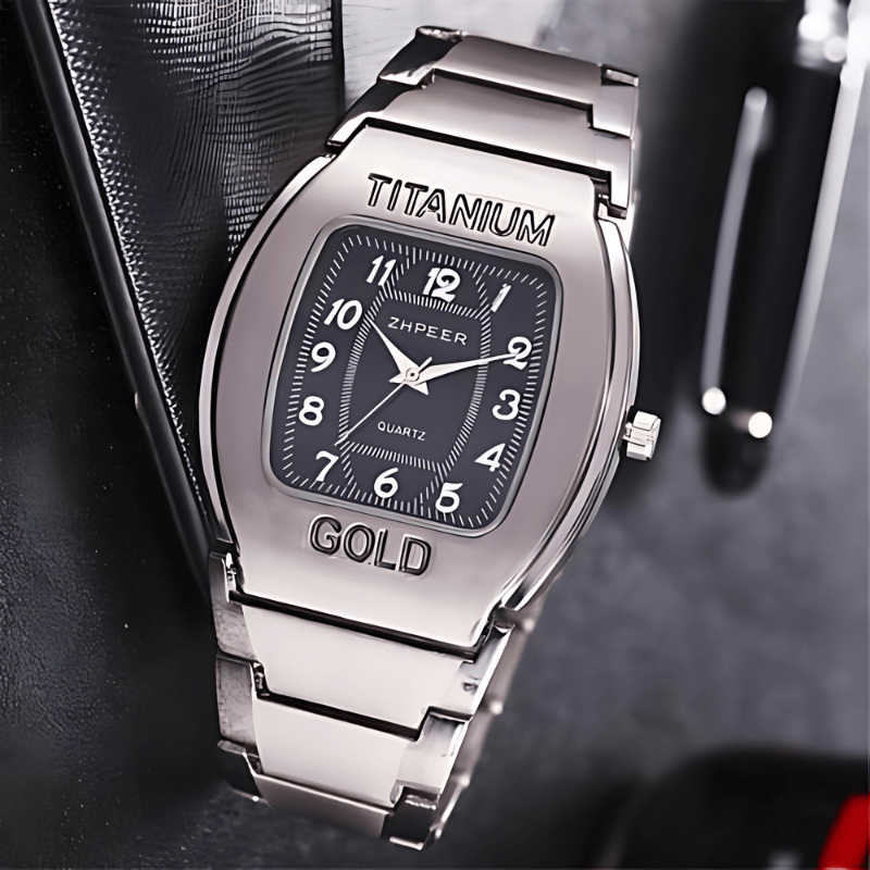 LUXURY TITANIUM GOLD WATCH