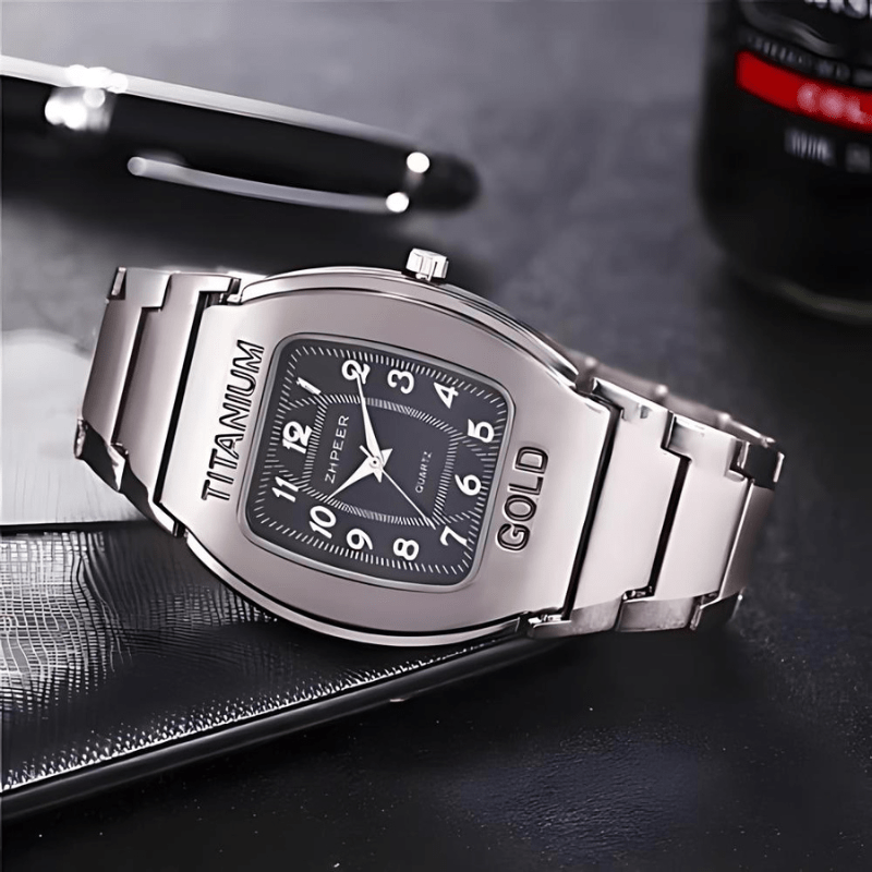 LUXURY TITANIUM GOLD WATCH
